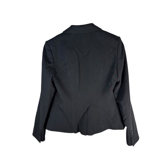 Calvin Klein Women’s Black Stretch One-Button Blazer Size 4 Workwear Career - Picture 2 of 8